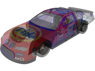 Nascar Stock Car 3D Model