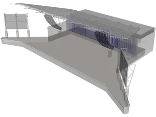 Stage Canopy 3D Model