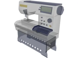 Sewing Machine 3D Model