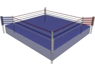 Boxing Ring 3D Model