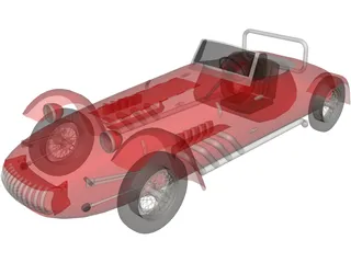 Kurtis 500 (1954) 3D Model