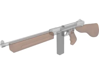 Old School Rifle 3D Model