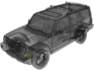 Jeep Commander 3D Model
