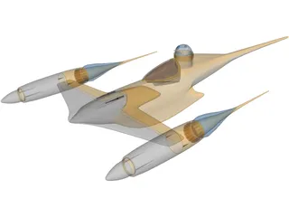 Star Wars Naboo N1 Starfighter 3D Model