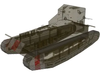 Whippet Tank 3D Model