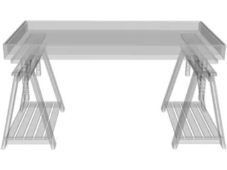 Desk IKEA 3D Model