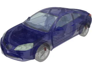 Pontiac G6 Coupe (2007) 3D Model