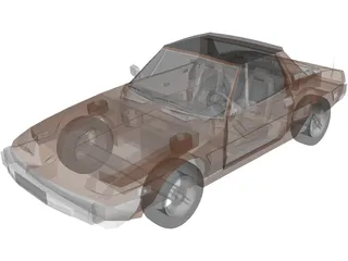 Fiat Bertone X19 3D Model