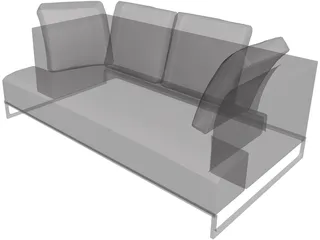 B&B Couch 3D Model