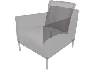 B&B Armchair 3D Model