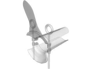 Gynecological Speculum 3D Model