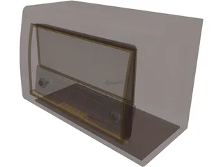 Old Radio 3D Model