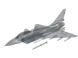 Chengdu J-10 3D Model