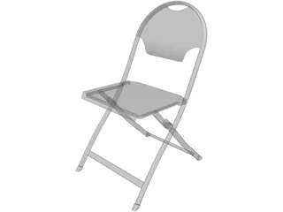 Folding Chair 3D Model