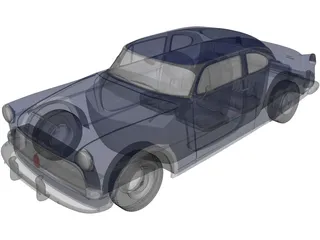 Hudson Hornet (1950) 3D Model