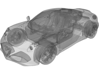 Alfa Romeo 4C Launch Edition 3D Model