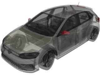 Volkswagen Polo (2018) 3D Model