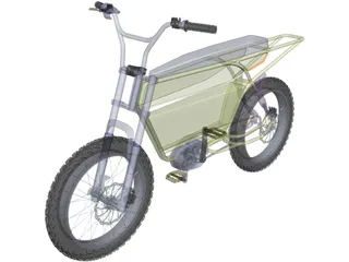 Electric Bicycle 3D Model