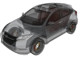 Honda HR-V (2017) 3D Model