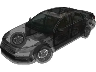 Volkswagen Passat PHEV CN-Spec (2019) 3D Model