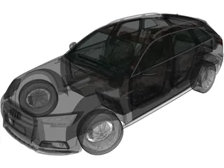 Audi A4 Allroad [B9] (2017) 3D Model