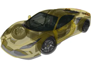 Ferrari F8 Tributo (2019) 3D Model