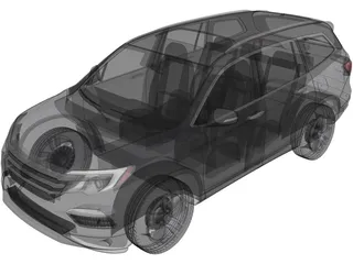 Honda Pilot (2016) 3D Model