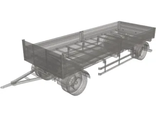 Truck Trailer 3D Model