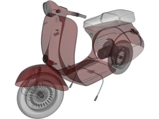 Piaggio Vespa (1962) 3D Model