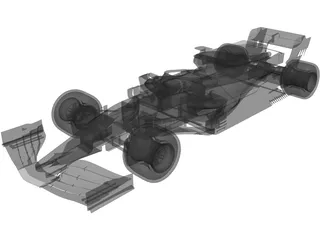 F1 Car (2019) 3D Model