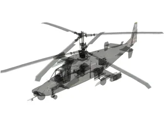 Kamov Ka-50 Hokum 2 3D Model