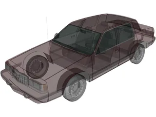 Dodge Dynasty (1992) 3D Model