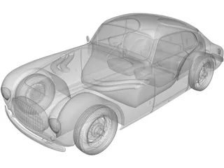 Cisitalia 202 Coupe (1946) 3D Model