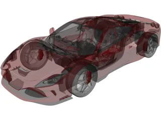 Ferrari F8 Tributo 3D Model