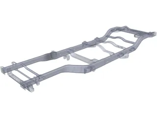 Jeep JK Frame 3D Model