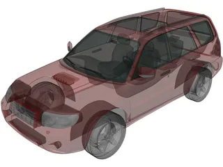 Subaru Forester (2005) 3D Model