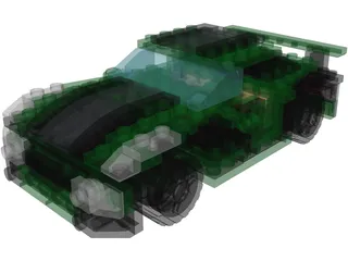 Lego Street Speeder (2010) 3D Model