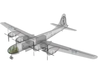 Boeing B-29 Superfortress 3D Model