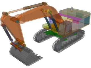 Caterpillar 390F 3D Model