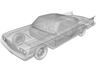 Chrysler Saratoga Hardtop Coupe (1960) 3D Model