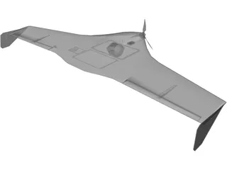 ZALA 421-04 UAV 3D Model