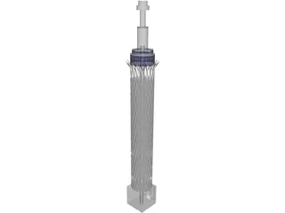 Cairo Tower 3D Model