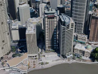 Brisbane City Center, Australia (2019) 3D Model