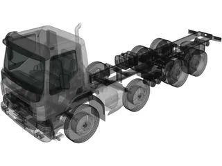 Volvo VM 270 Chassis 3D Model