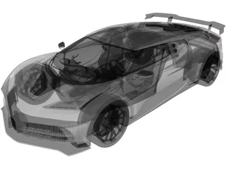 Bugatti EB110 Homage (2019) 3D Model
