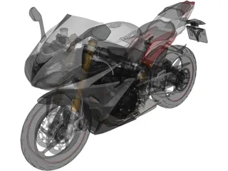 Triumph Daytona 675R (2015) 3D Model