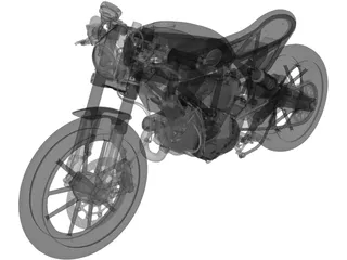 Ducati Scrambler 3D Model