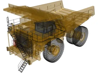 Komatsu 830E-AC 3D Model