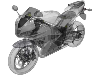Honda CBR600RR (2009) 3D Model