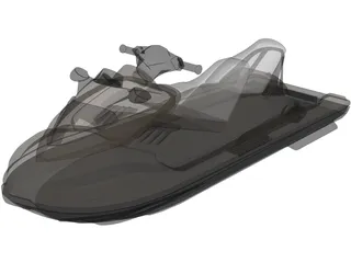 Kawasaki Ultra Jet Ski 3D Model